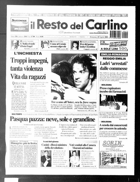 Il Resto del Carlino : giornale dell'Emilia